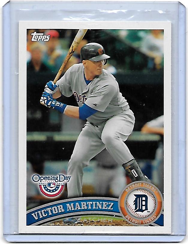 2011 Topps Opening Day Victor Martinez  Card #104 - Detroit Tigers